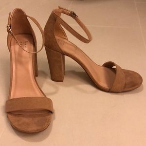 Nude Block Heel Sandal